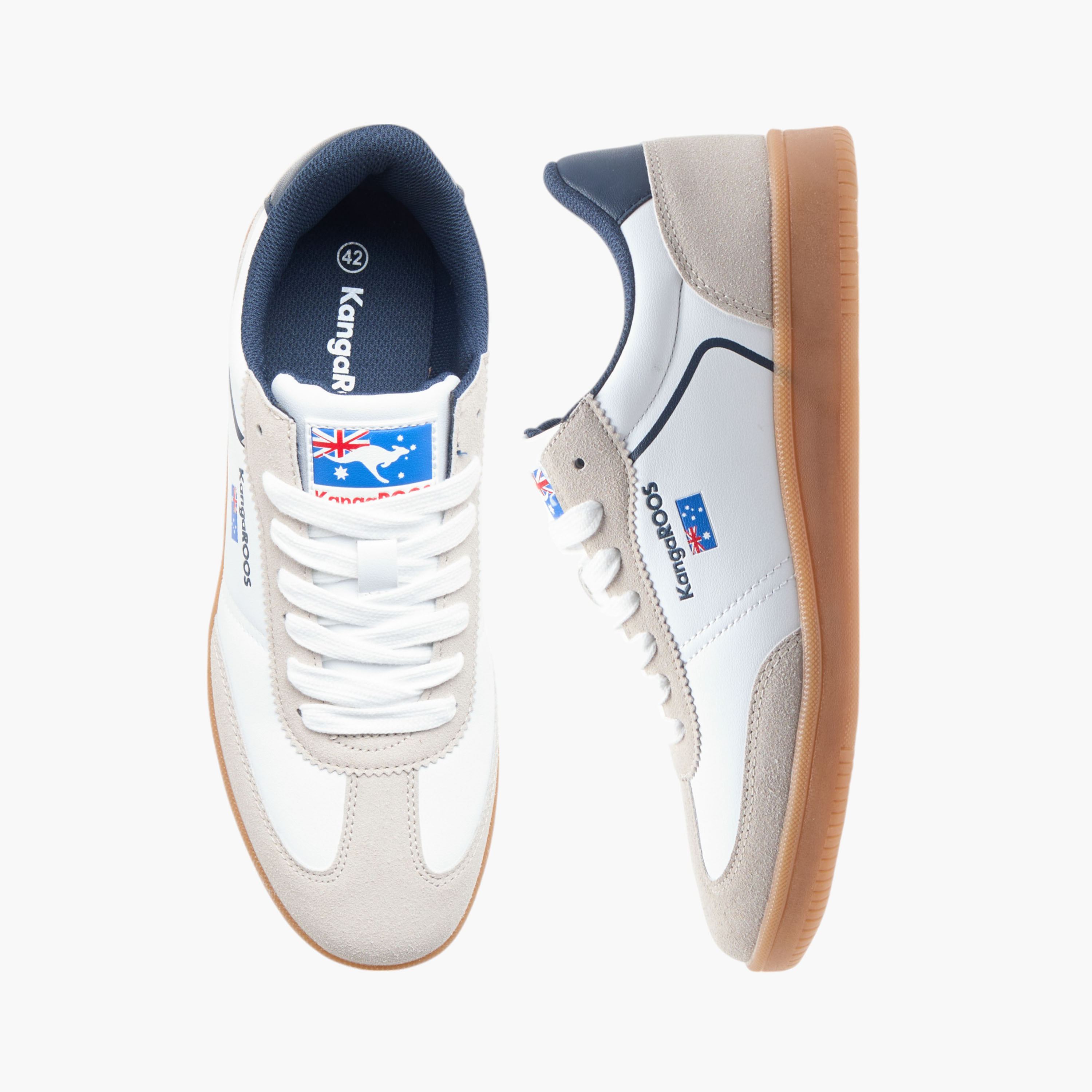 حذاء سنيكرز برباط إغلاق وشعار للرجال من كانجاروز-men-shoes-sneakers-image-1