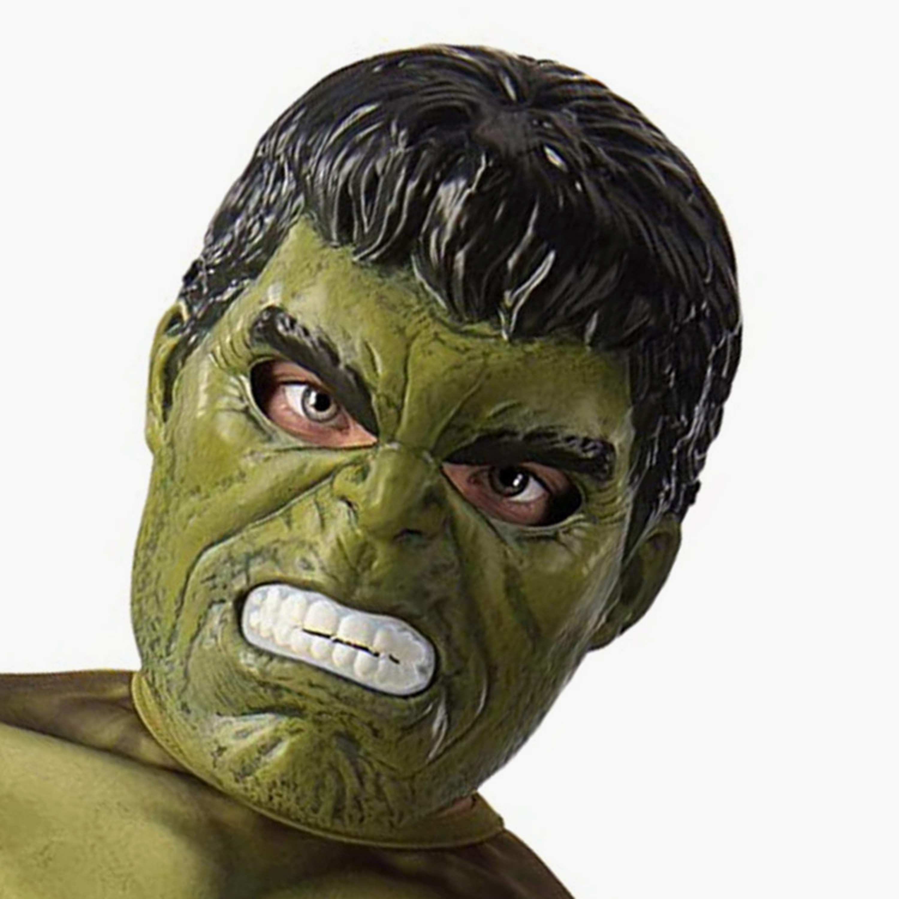 Rubies Official Marvel Avengers Hulk Face Mask-boys-clothing-costumes-image-2
