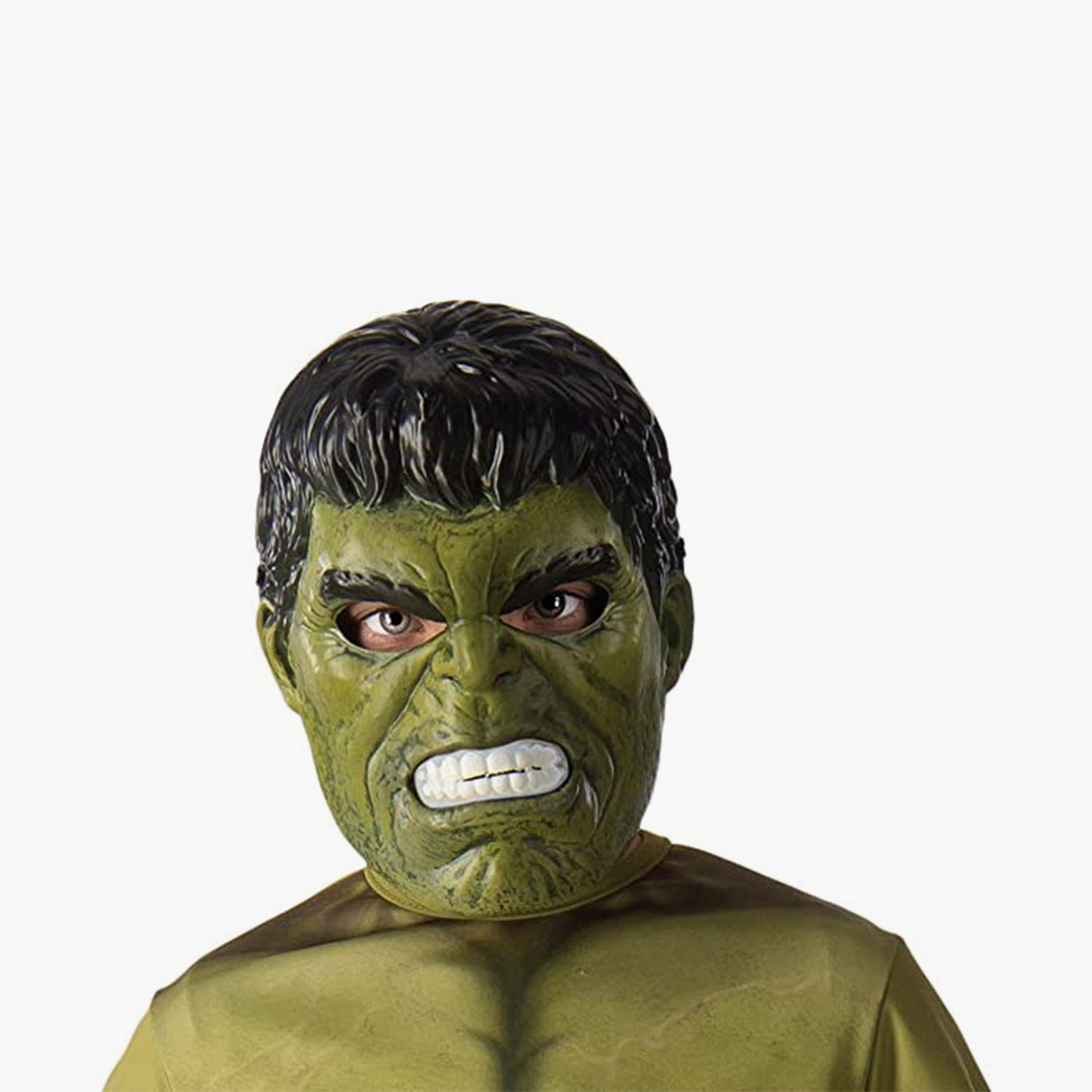 Rubies Official Marvel Avengers Hulk Face Mask-boys-clothing-costumes-image-3