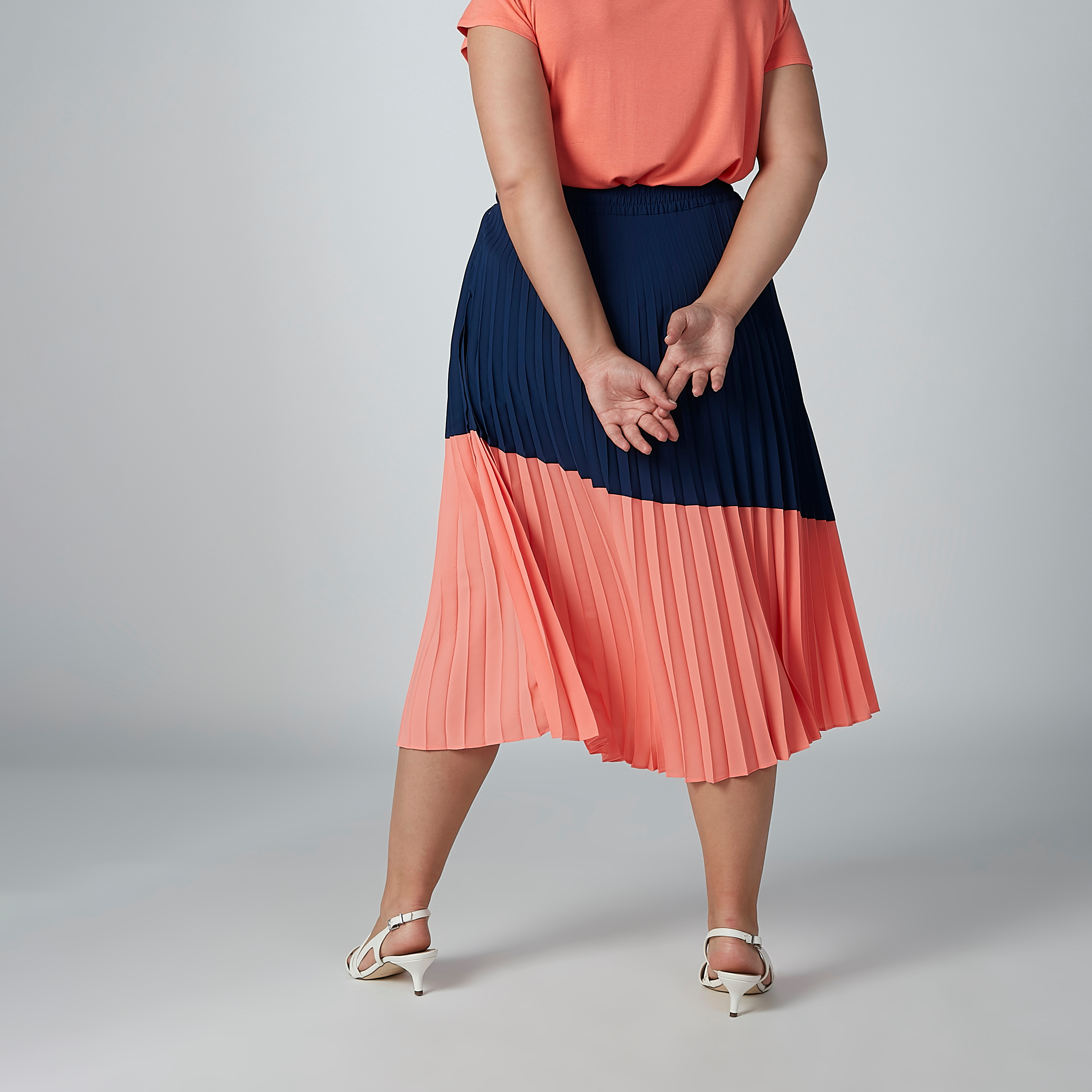 Pleated Midi Skirt with Zip Closure-women-clothing-bottoms-skirts-image-5