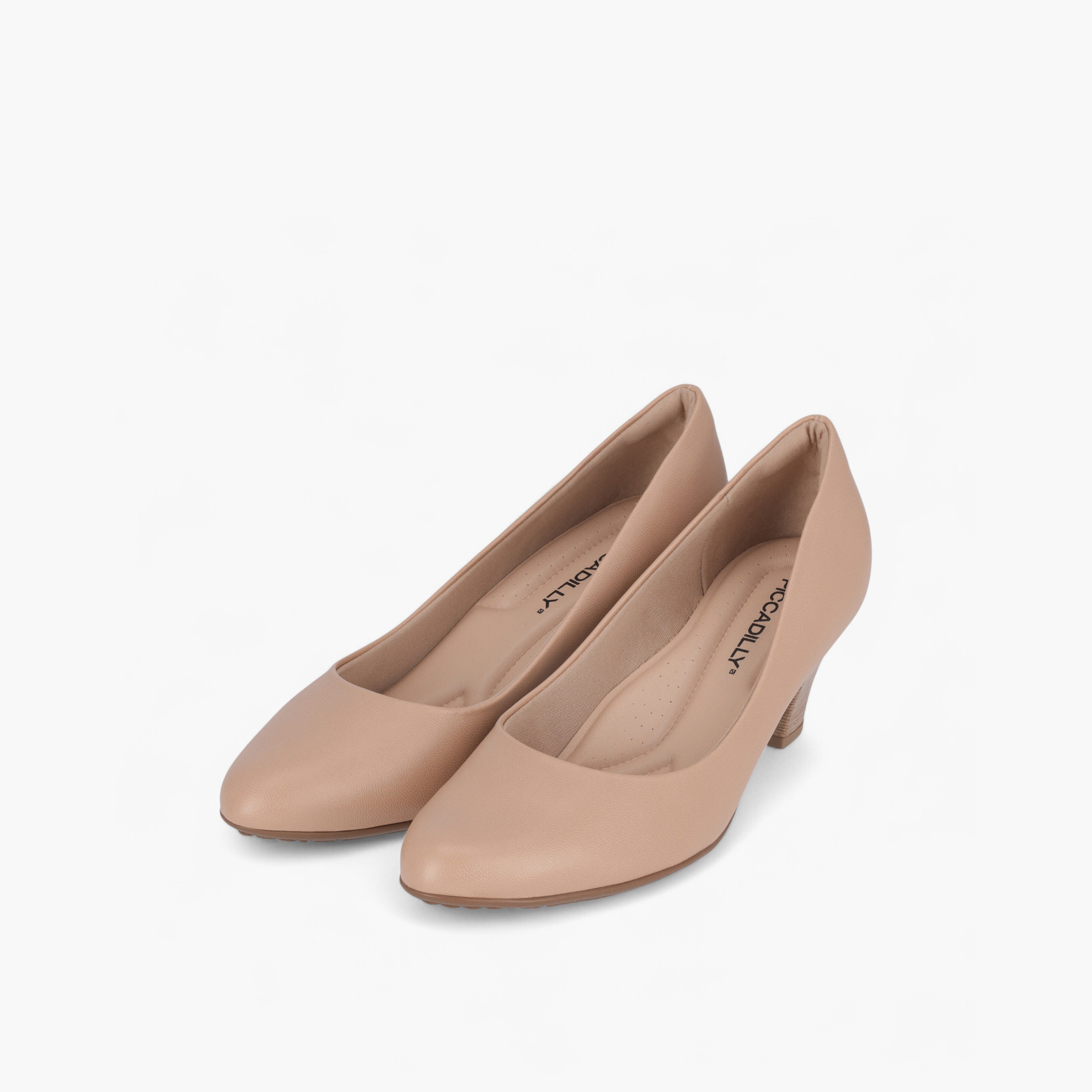 Piccadilly Women's Slip-on Pumps with Block Heels-women-shoes-heels-image-1