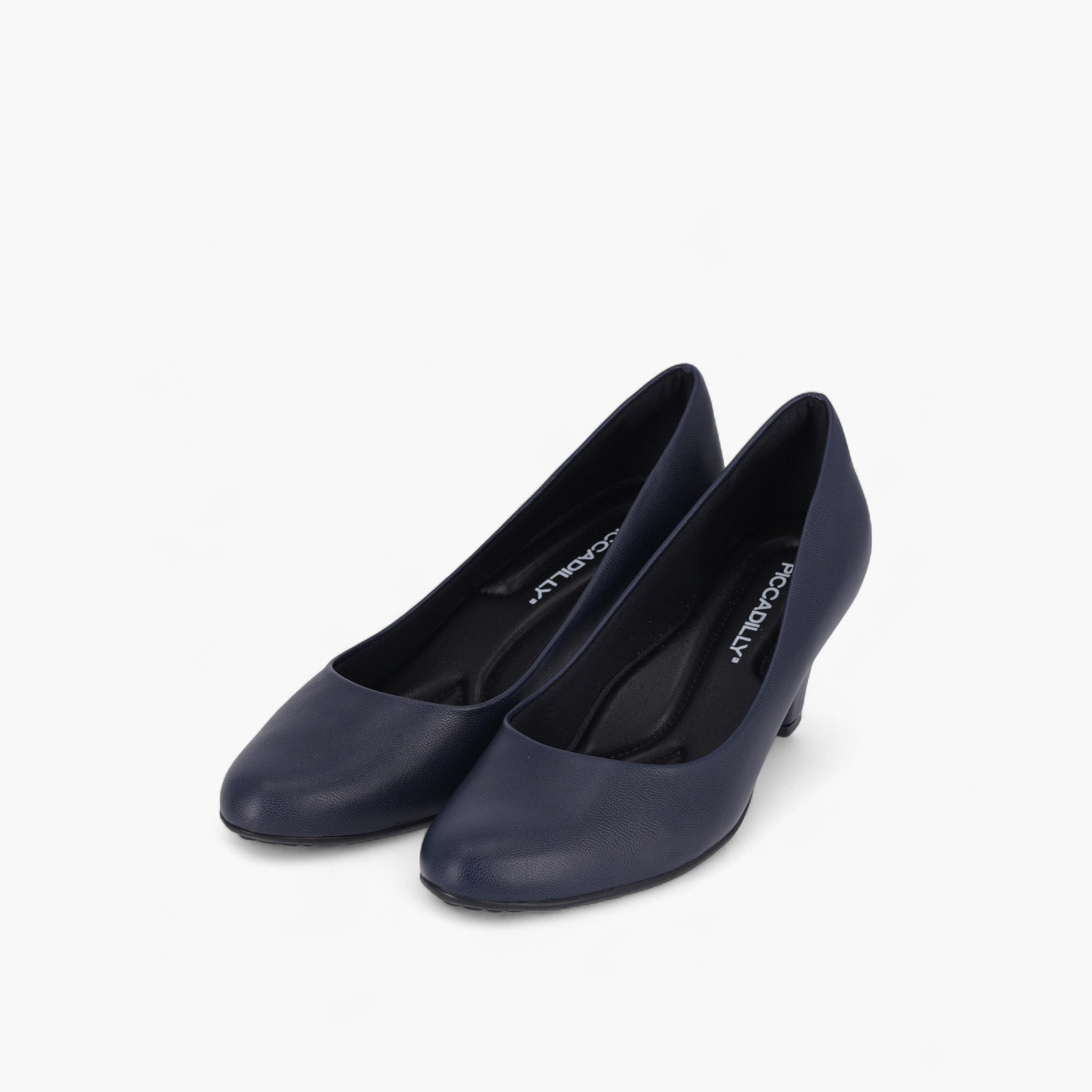 Piccadilly Women's Slip-on Pumps with Block Heels-women-shoes-heels-image-1
