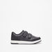 Mister Duchini Perforated Sneakers with Hook and Loop Closure-Boy%27s Sneakers-thumbnail-0