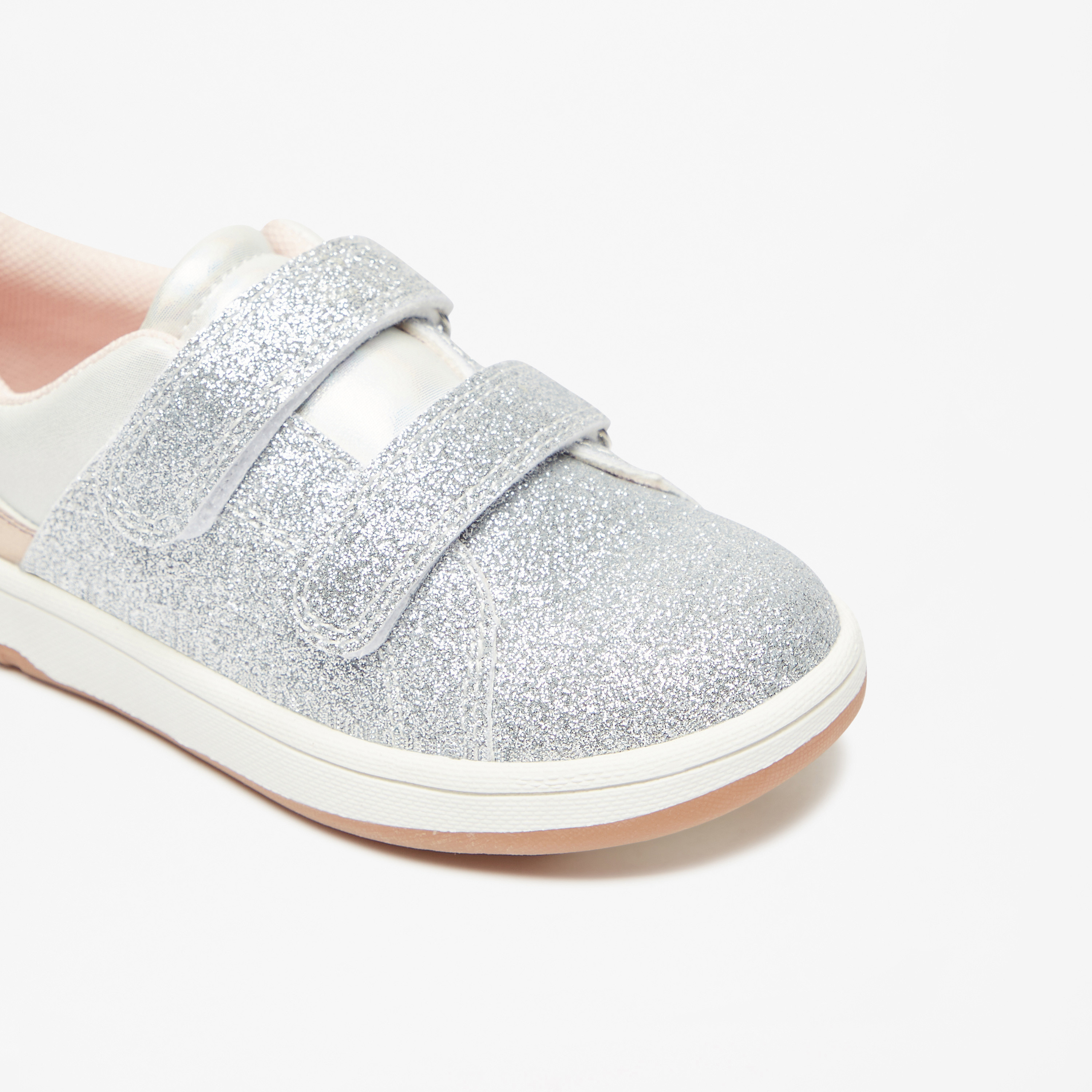 Baby girl hot sale glitter trainers