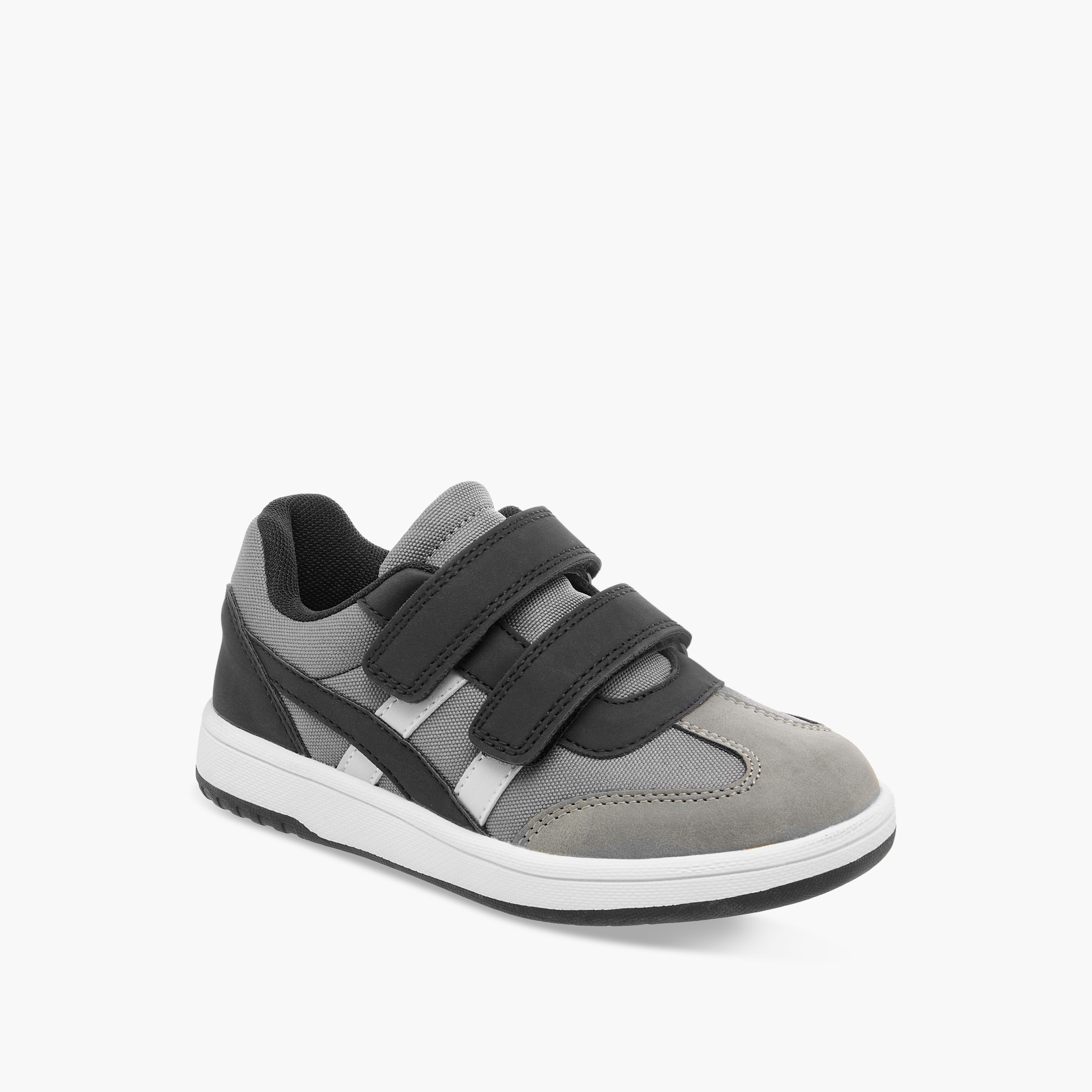حذاء سنيكرز متعدد التصاميم بشريط إغلاق لاصق من جونيورز-boys-shoes-sneakers-image-2