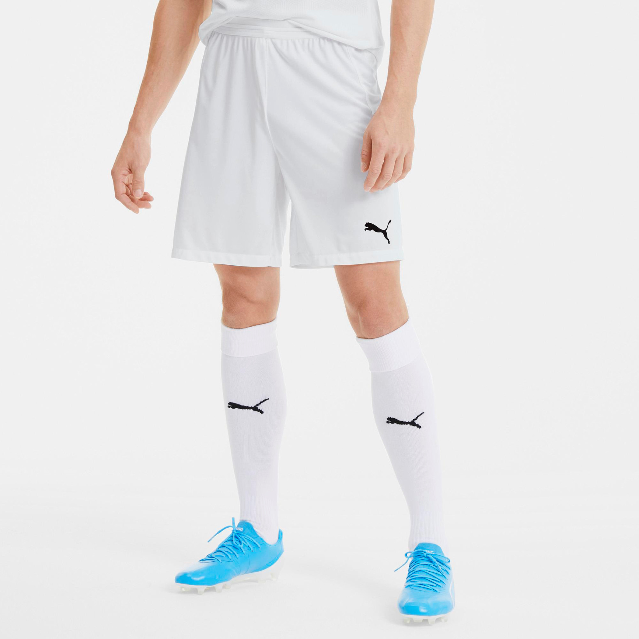 Shop Puma Teamfinal 21 Knit Men Logo Shorts 70425704 Online