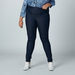 Plus Size Solid Jeggings with Pocket Detail and Elasticised Waistband-Leggings and Jeggings-thumbnail-0
