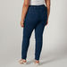 Plus Size Full Length Plain Jeggings with Pockets and Elasticised Waistband-Leggings and Jeggings-thumbnailMobile-3