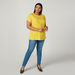 Plus Size Full Length Plain Jeggings with Pockets and Elasticised Waistband-Leggings and Jeggings-thumbnail-1