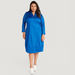 Solid Midi Shirt Dress with Long Sleeves and Pockets-Dresses-thumbnailMobile-3