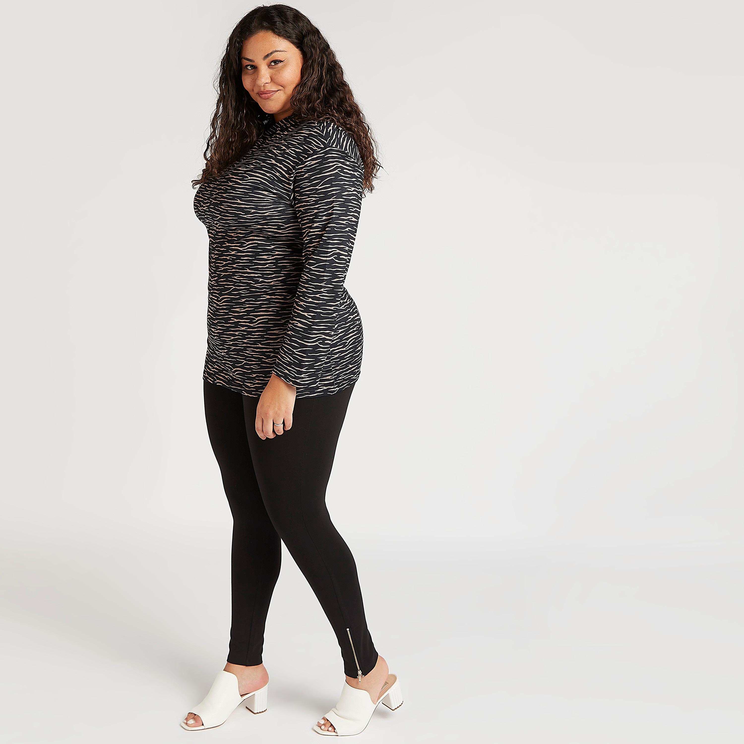 سويت شيرت بياقة بقبعة وأكمام طويلة وطبعات حيوانات-women-clothing-hoodiesandsweatshirts-sweatshirts-image-2