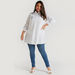 Solid Long Top with Collar and Long Sleeves-Shirts & Blouses-thumbnailMobile-1