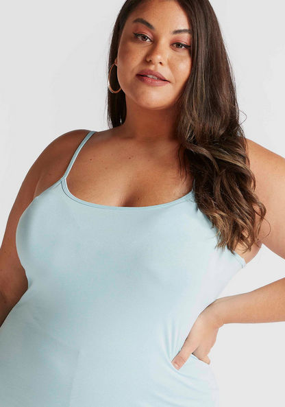 Solid Cami Top with Adjustable Spaghetti Straps