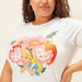Alice in Wonderland Print Round Neck T-shirt with Short Sleeves-T Shirts-thumbnail-2
