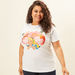 Alice in Wonderland Print Round Neck T-shirt with Short Sleeves-T Shirts-thumbnailMobile-3