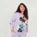 Minnie Mouse Print Round Neck Sweatshirt with Long Sleeves-Hoodies and Sweatshirts-thumbnailMobile-0