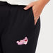 Pink Panther Print Joggers with Drawstring Closure-Joggers-thumbnailMobile-2