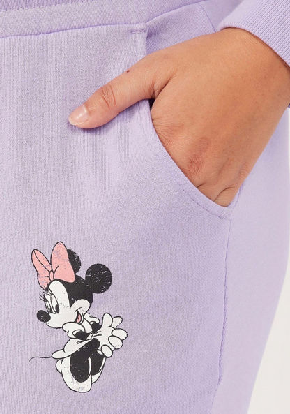 Minnie Mouse Print Joggers with Drawstring Closure-Joggers-image-2