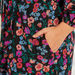 Floral Print Dress with Pocket and Tie-Up Detail-Dresses-thumbnail-2