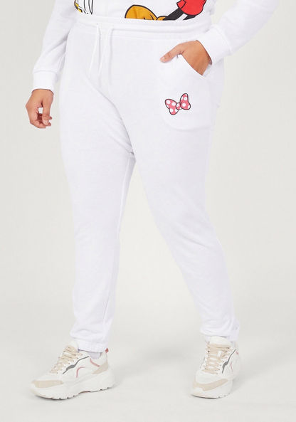 Minnie Mouse Print Joggers with Elasticated Waistband-Joggers-image-0