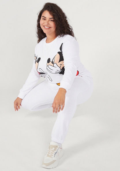 Minnie Mouse Print Joggers with Elasticated Waistband-Joggers-image-1