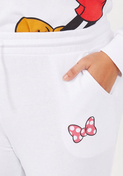 Minnie Mouse Print Joggers with Elasticated Waistband-Joggers-image-2