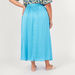 Textured Maxi A-Line Skirt with Drawstring Closure-Skirts-thumbnailMobile-3