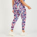 Floral Print Mid-Rise Leggings with Elasticated Waistband-Leggings and Jeggings-thumbnail-3
