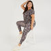 Printed Mid-Rise Leggings with Elasticated Waistband-Leggings and Jeggings-thumbnail-1