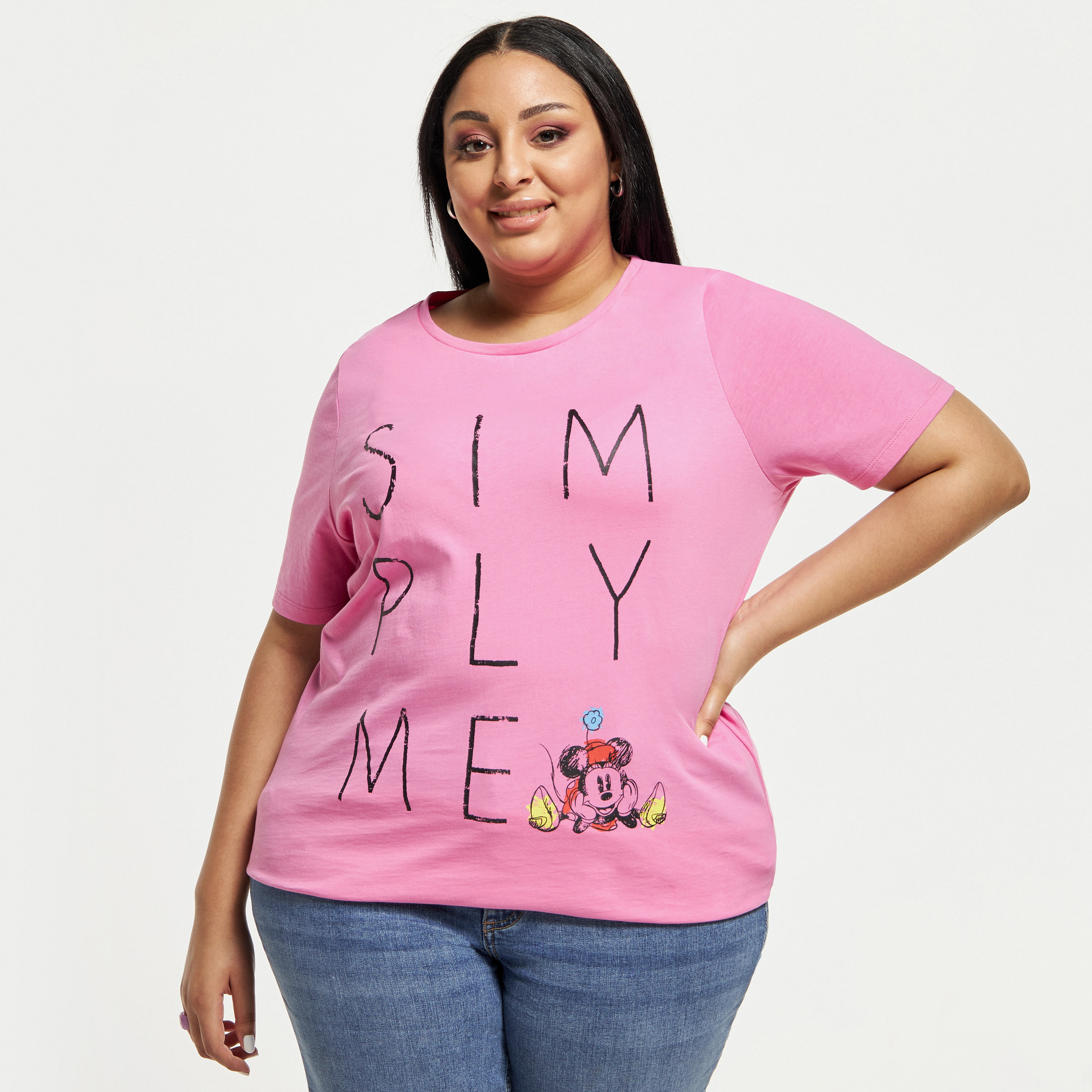 Minnie mouse t on sale shirt plus size