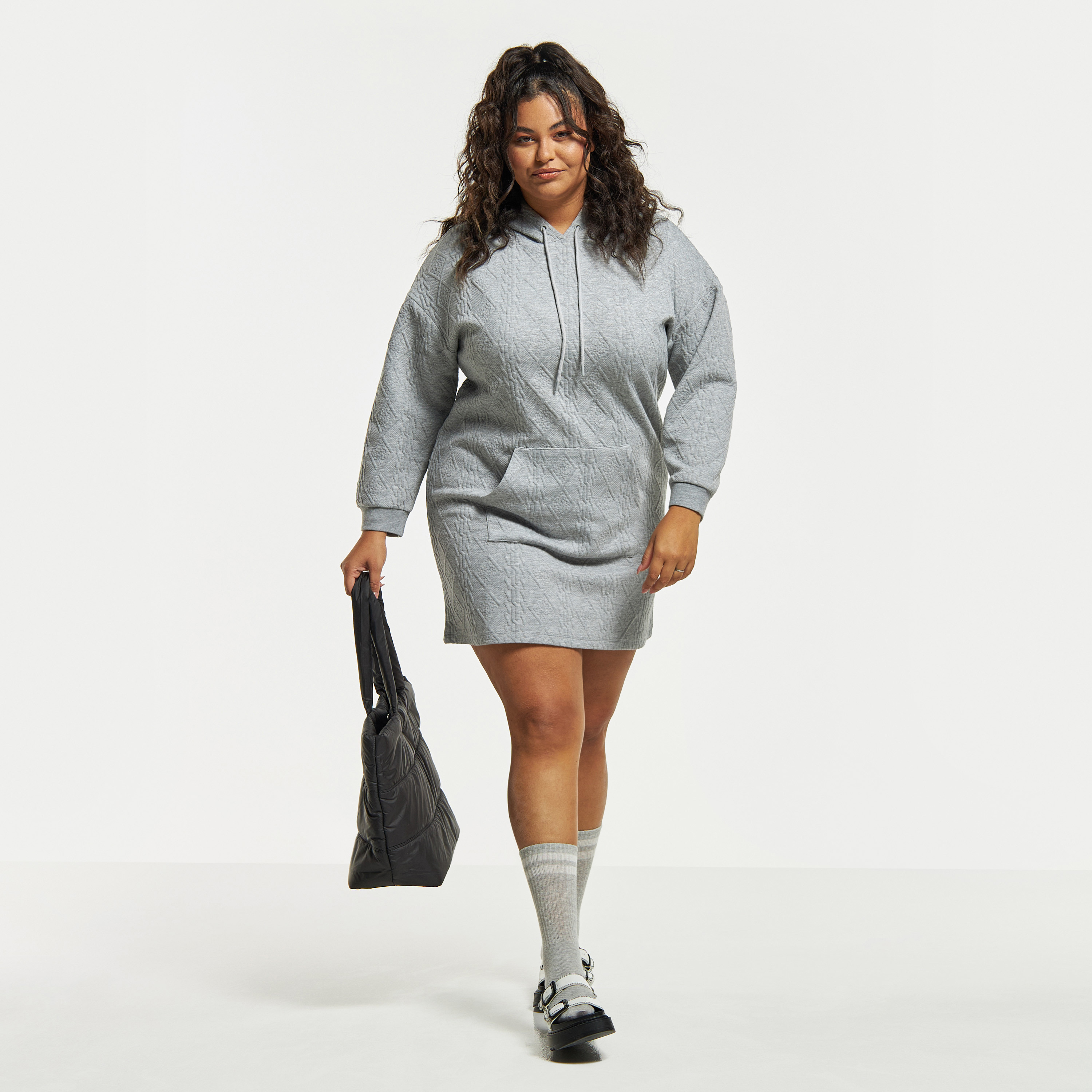 Plus size hotsell oversized sweatshirt dress