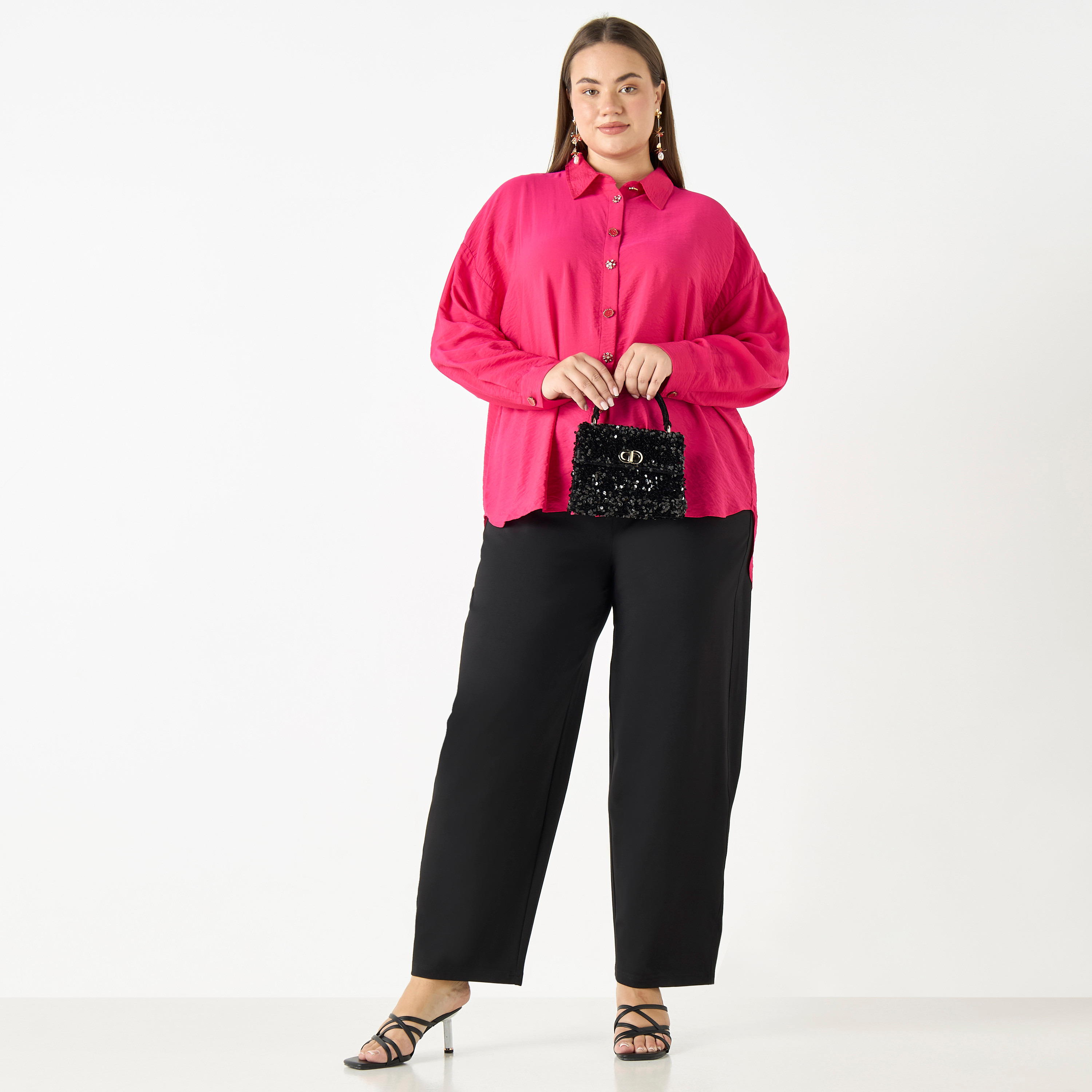 بنطلون مقاس كبير بخصر مطاطي من أولا بوبكن-women-clothing-bottoms-trousers-image-3