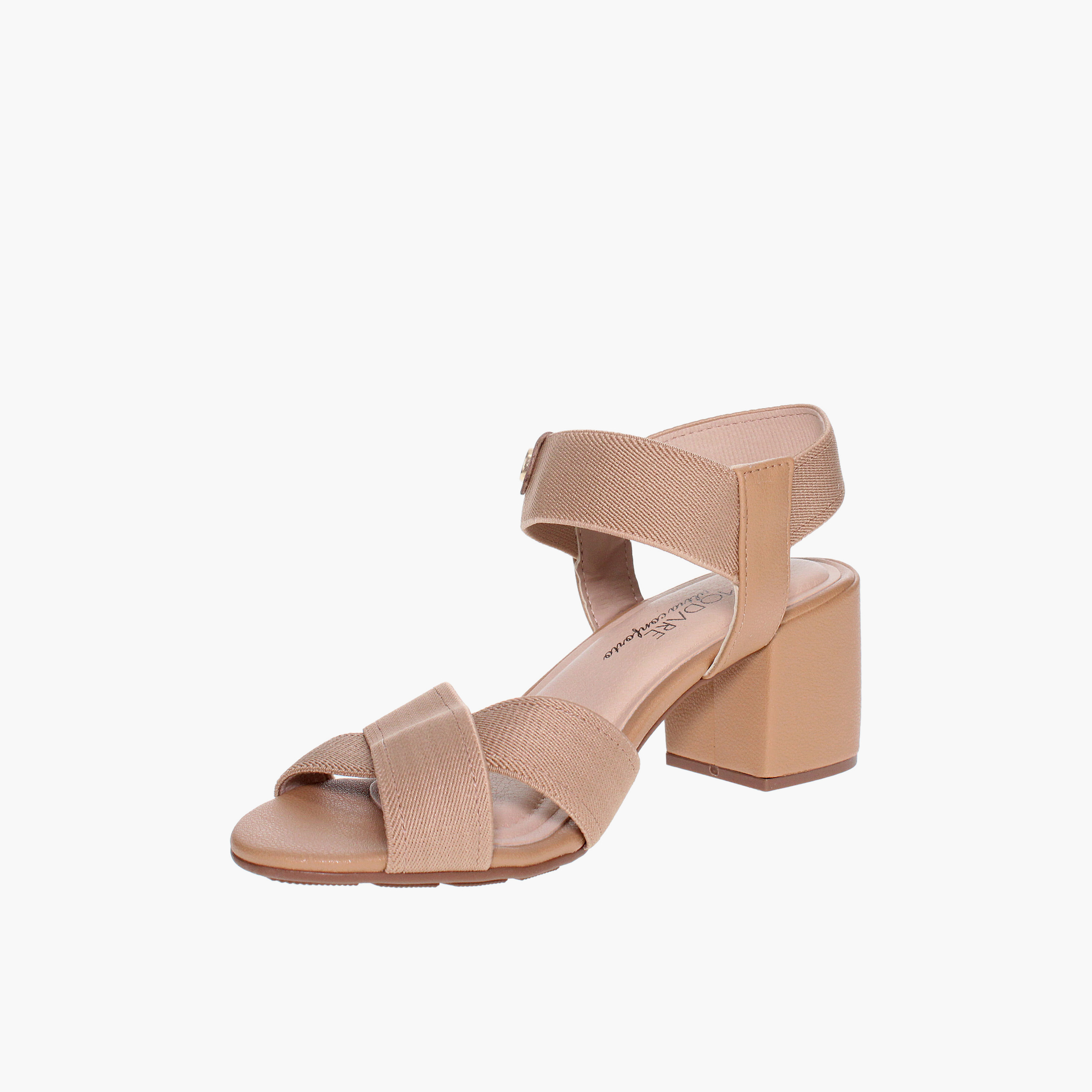 Modare by Geoomnii Women's Slip On Block Strap Sandals | 7109-468-26892-89673       -women-shoes-sandals-heeled-image-2
