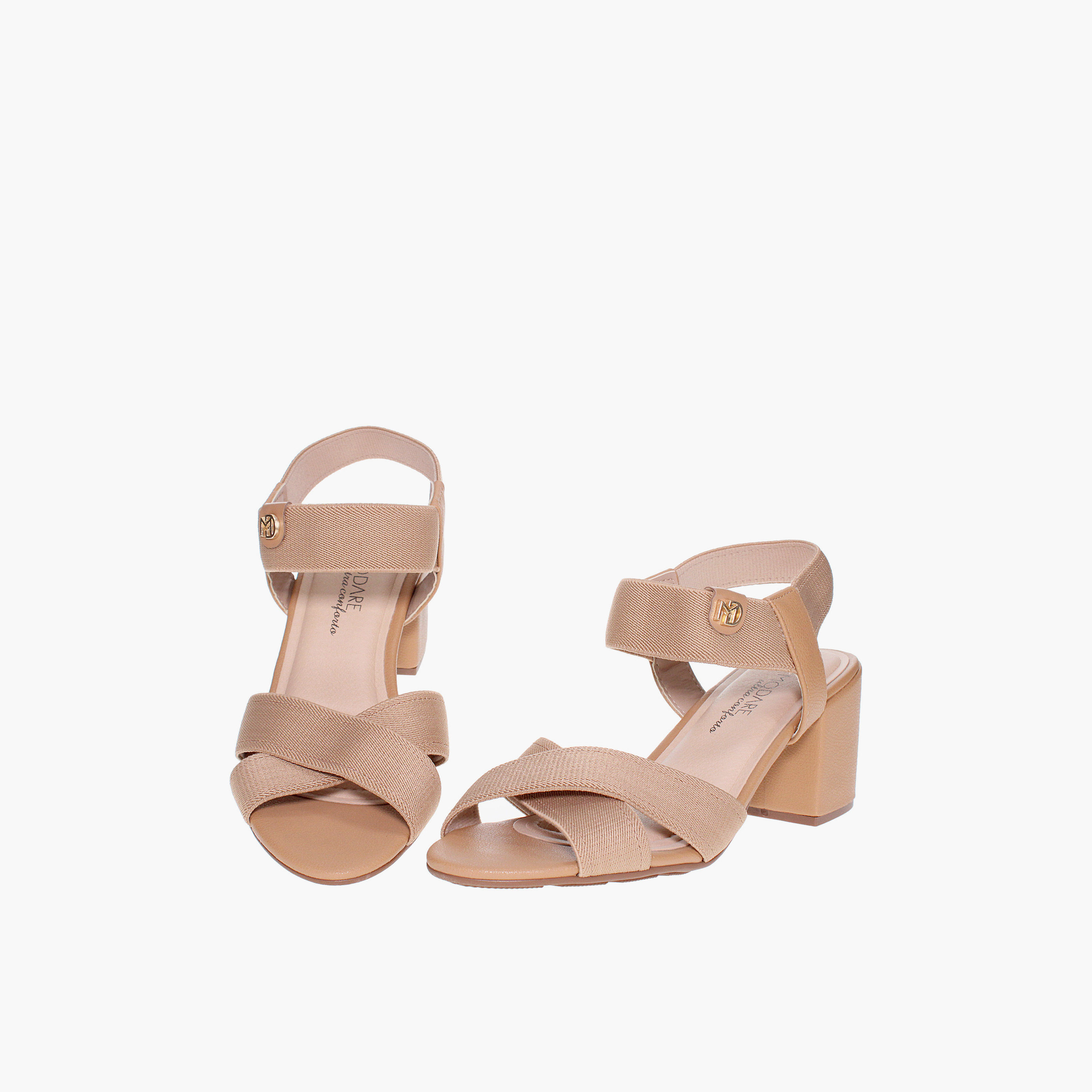 Modare by Geoomnii Women's Slip On Block Strap Sandals | 7109-468-26892-89673       -women-shoes-sandals-heeled-image-4