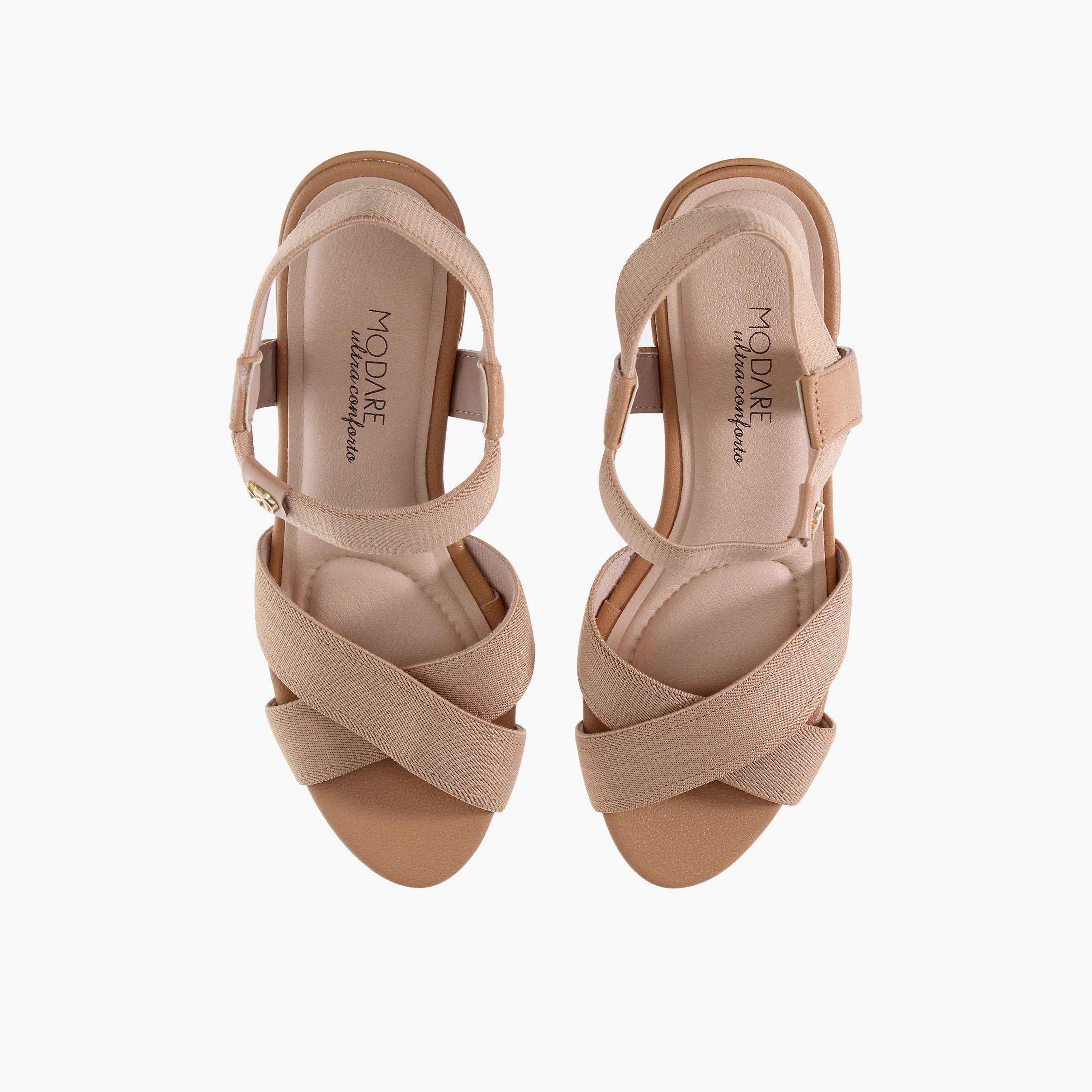 مودير- صندل نسائي سهل الارتداء بأحزمة عريضة | 7109-468-26892-89673-women-shoes-sandals-heeled-image-5