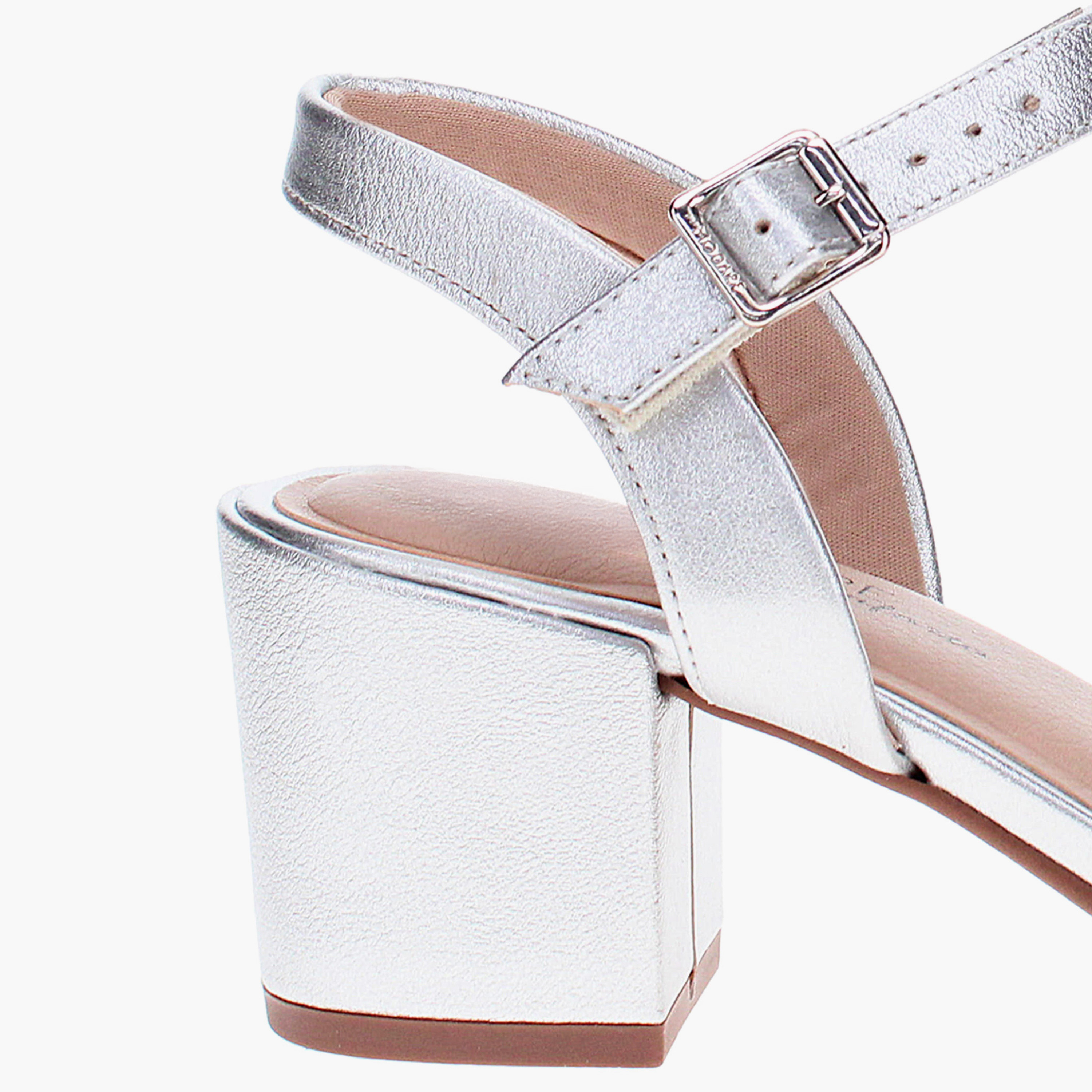 مودير-  حذاء نيجا للنساء بكعب سميك بإبزيم-women-shoes-heels-image-2