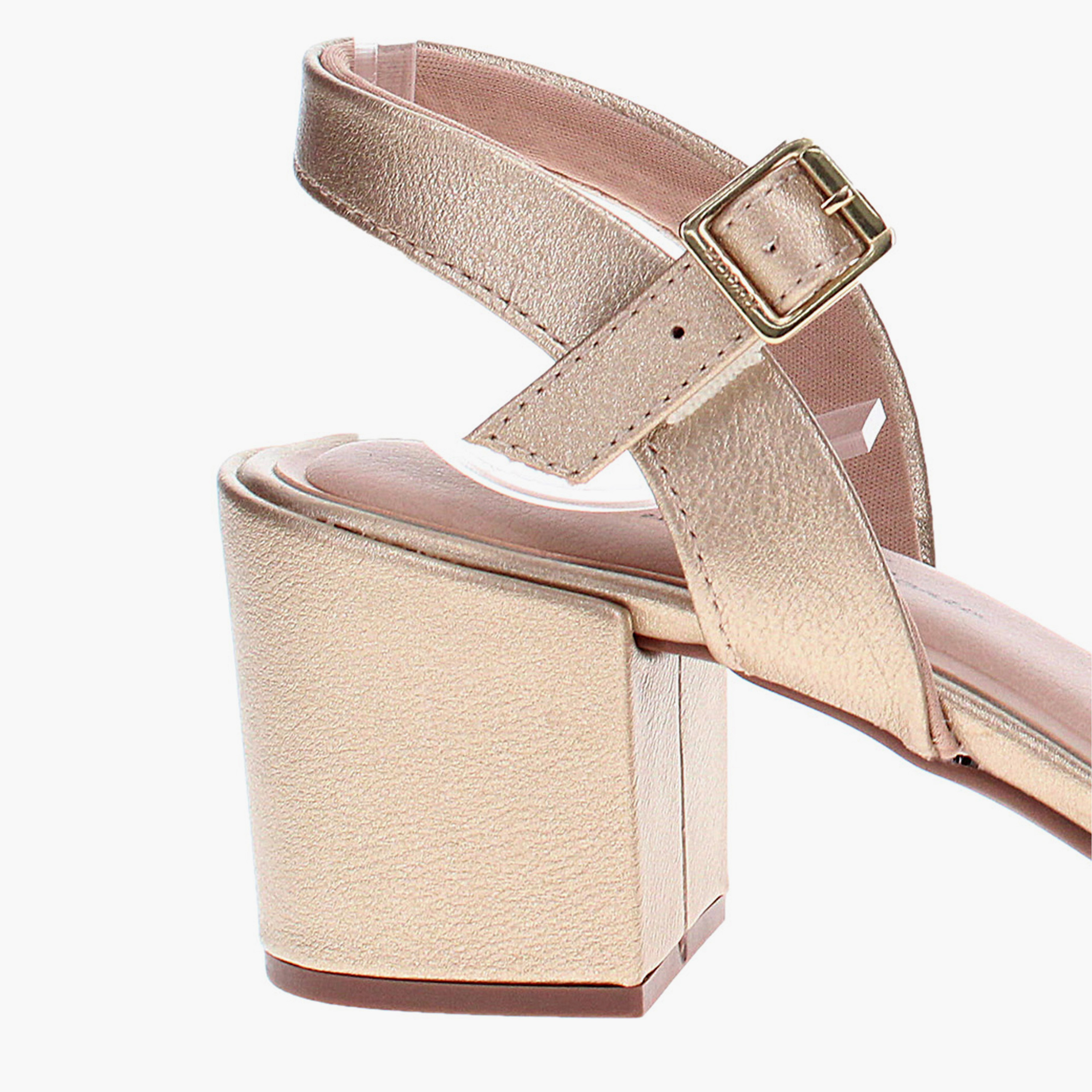 مودير-  حذاء تشيل للنساء بكعب سميك بإبزيم-women-shoes-heels-image-2