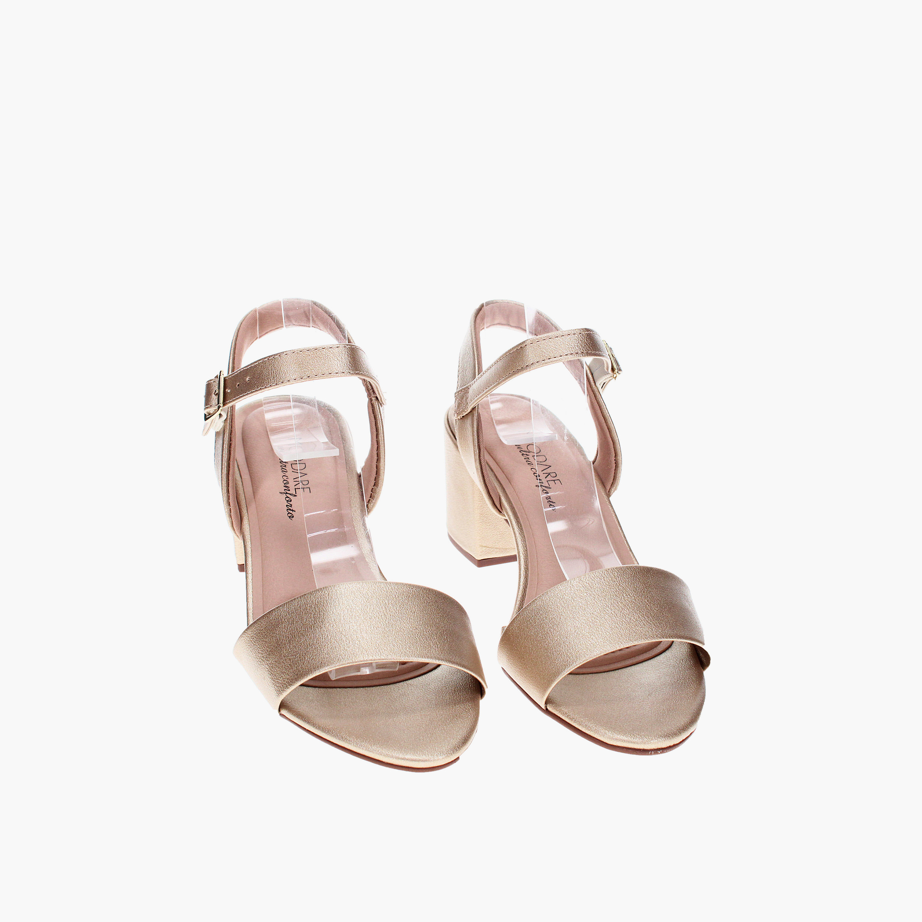 مودير-  حذاء تشيل للنساء بكعب سميك بإبزيم-women-shoes-heels-image-3