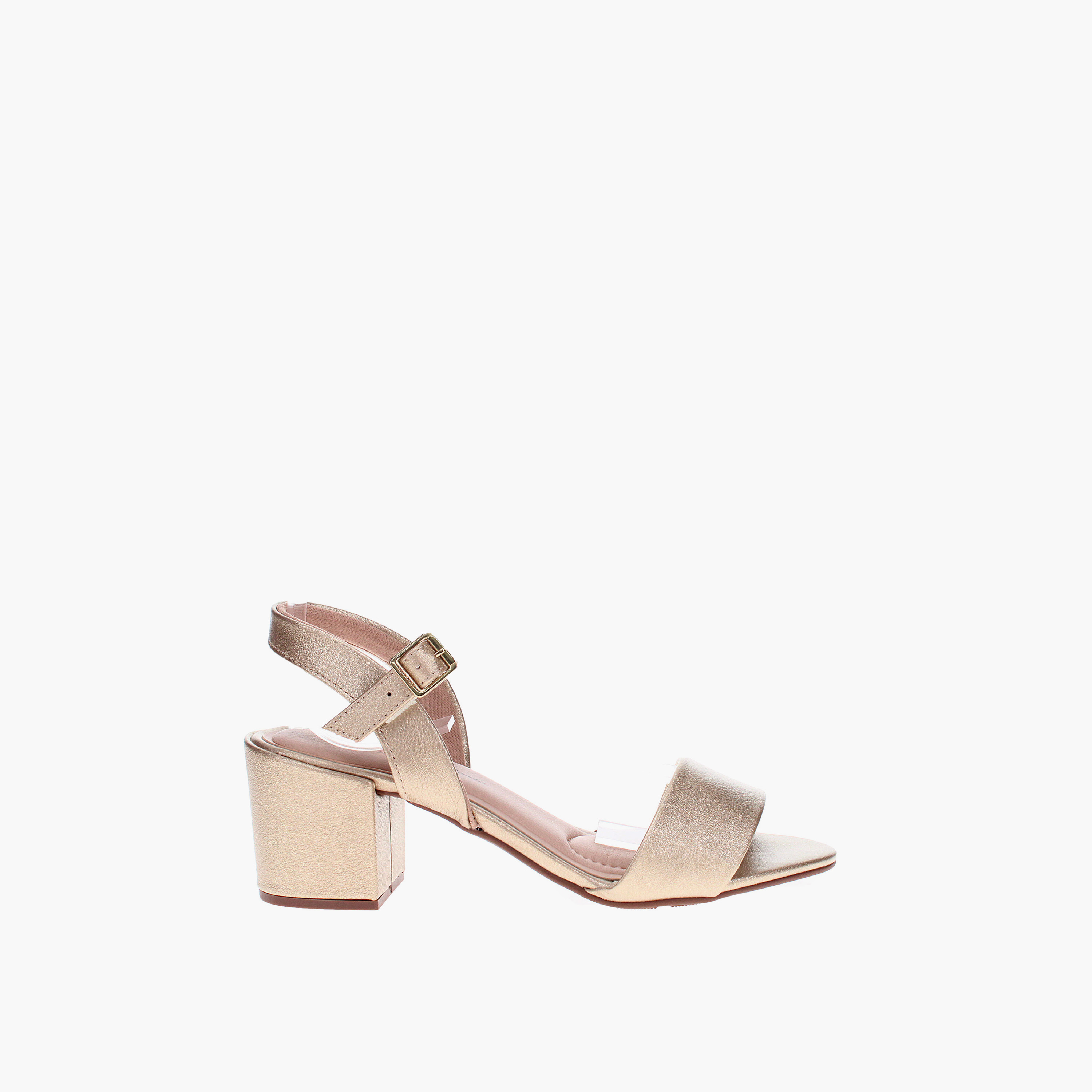 مودير-  حذاء تشيل للنساء بكعب سميك بإبزيم-women-shoes-heels-image-4