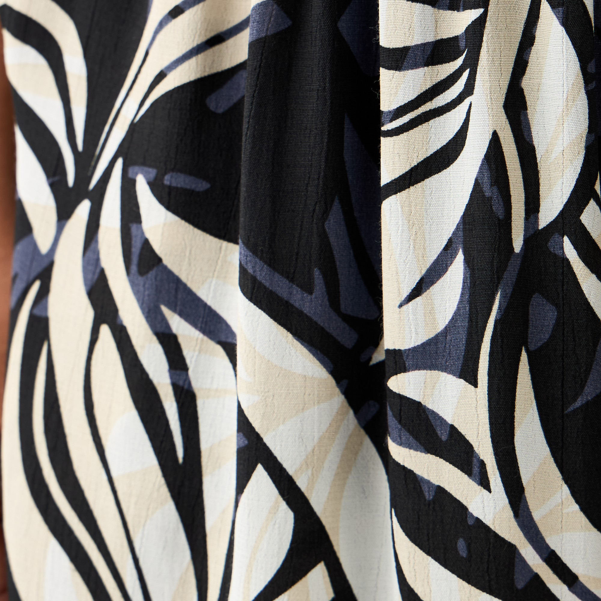 Plus Size Ulla Popken Leaf Print Regular Fit Flexi Waist Pants-women-clothing-trousers-image-5