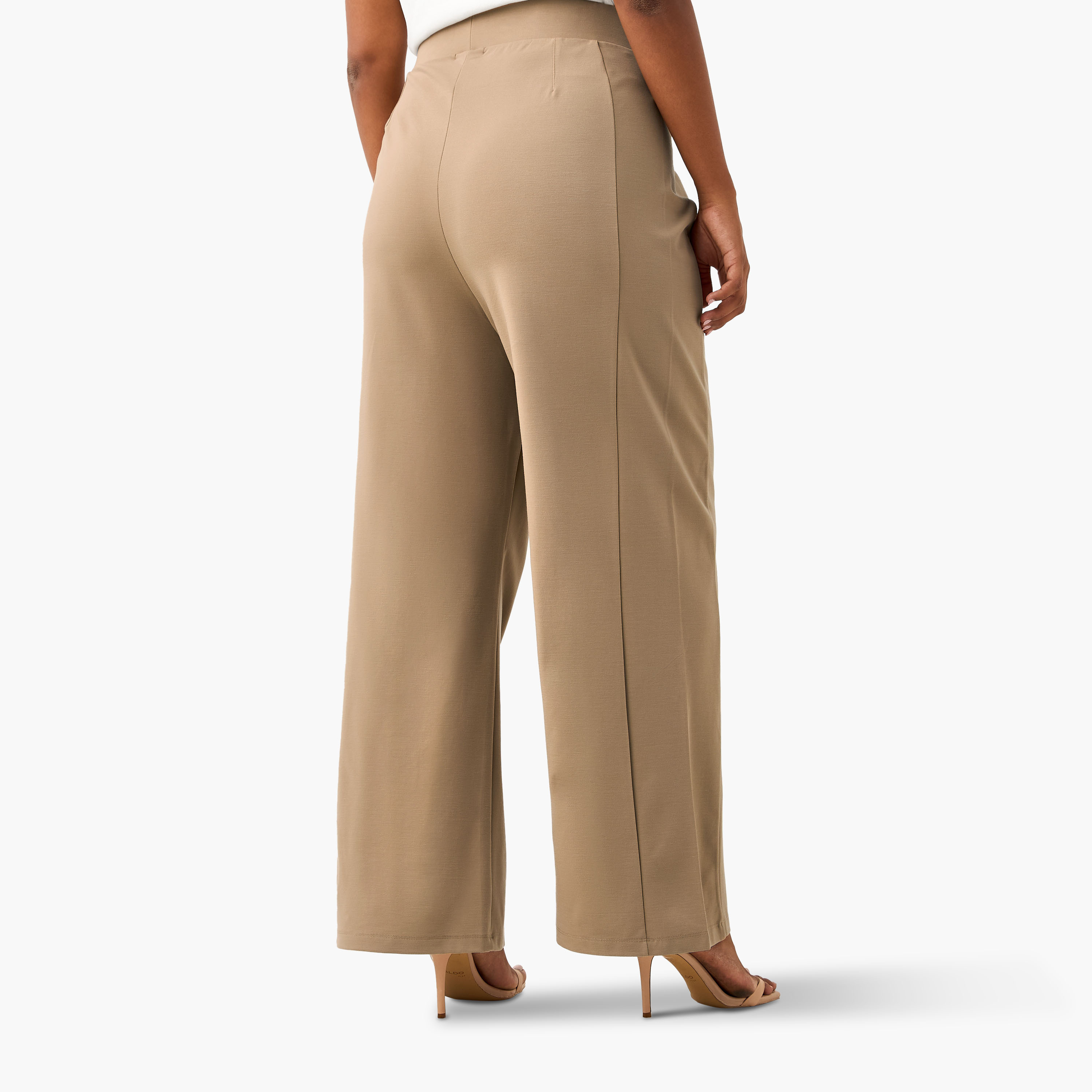 بنطلون مقاسات كبيرة بقصة عادية من أولا بوبكن-women-clothing-trousers-image-8