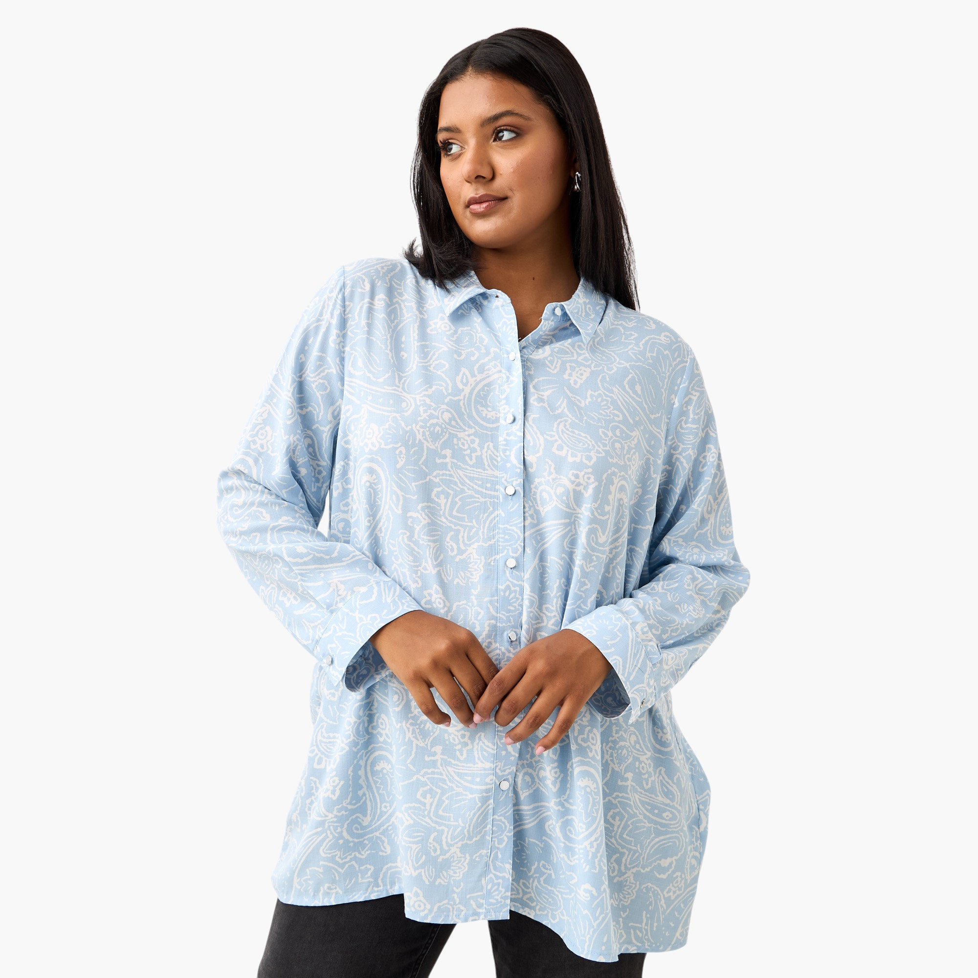 قميص فيسكوز مقاس كبير بطبعات بيزلي من أولا بوبكن-women-clothing-shirtsandblouses-shirts-image-1