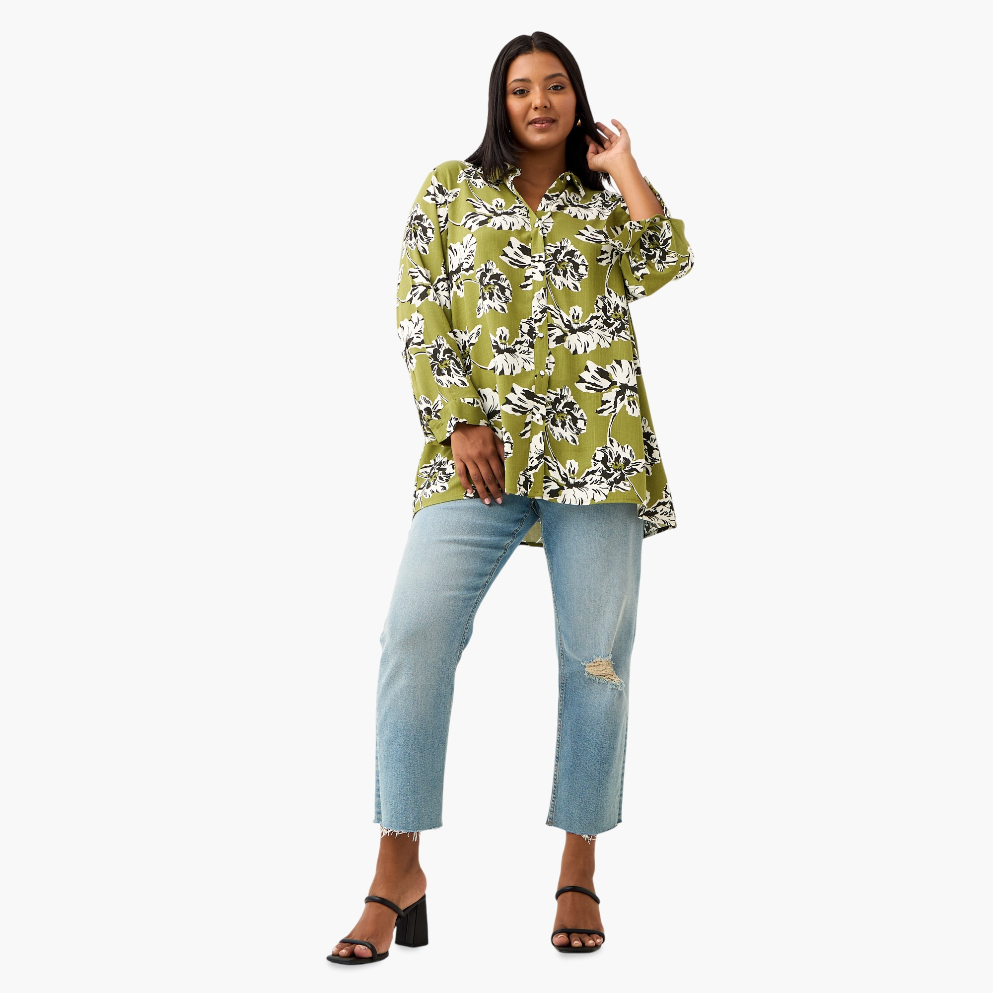Plus Size Ulla Popken All-Over Floral Print Viscose Shirt-women-clothing-shirtsandblouses-shirts-image-2