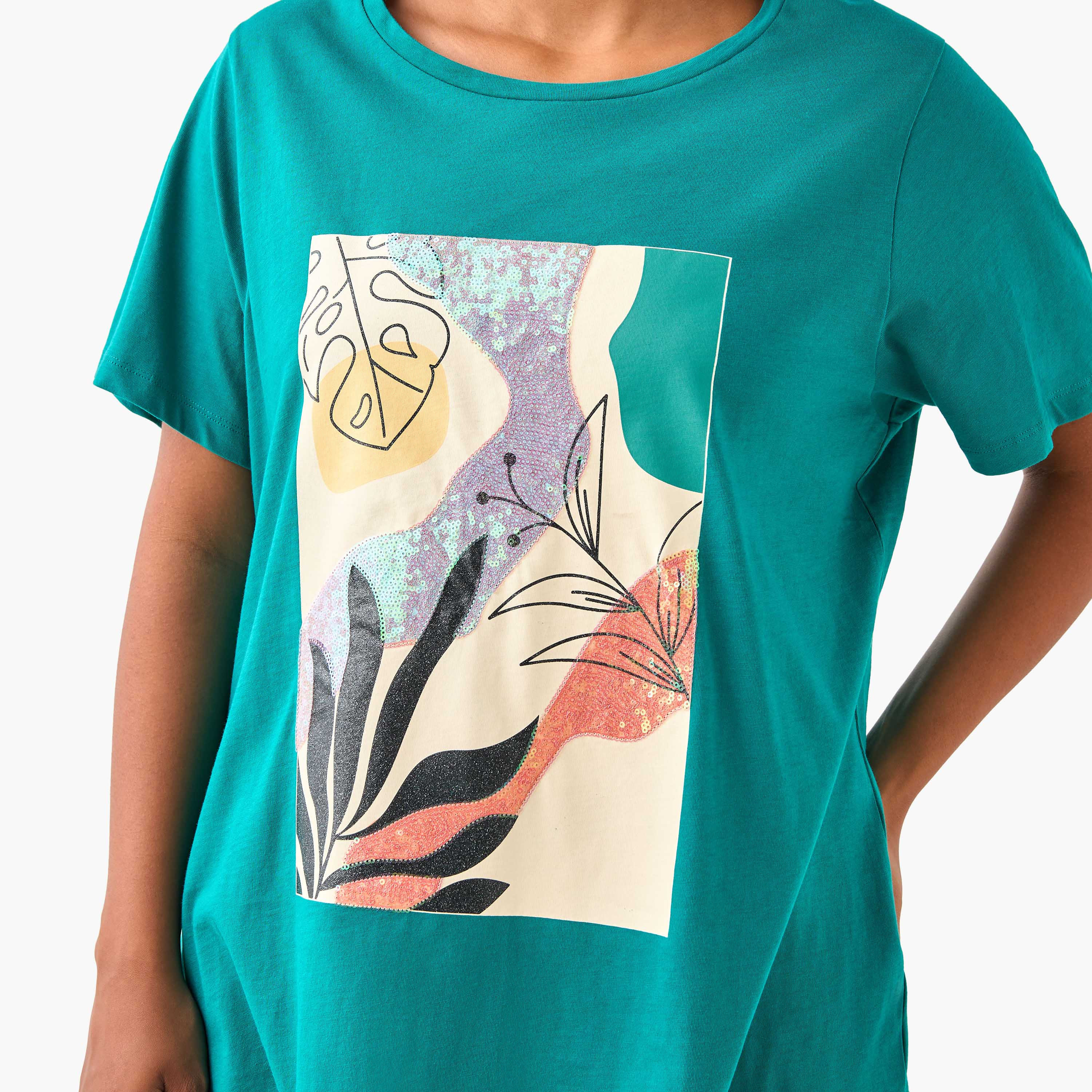 Plus Size Ulla Popken Printed T-shirt-women-clothing-plussize-tshirts-image-4