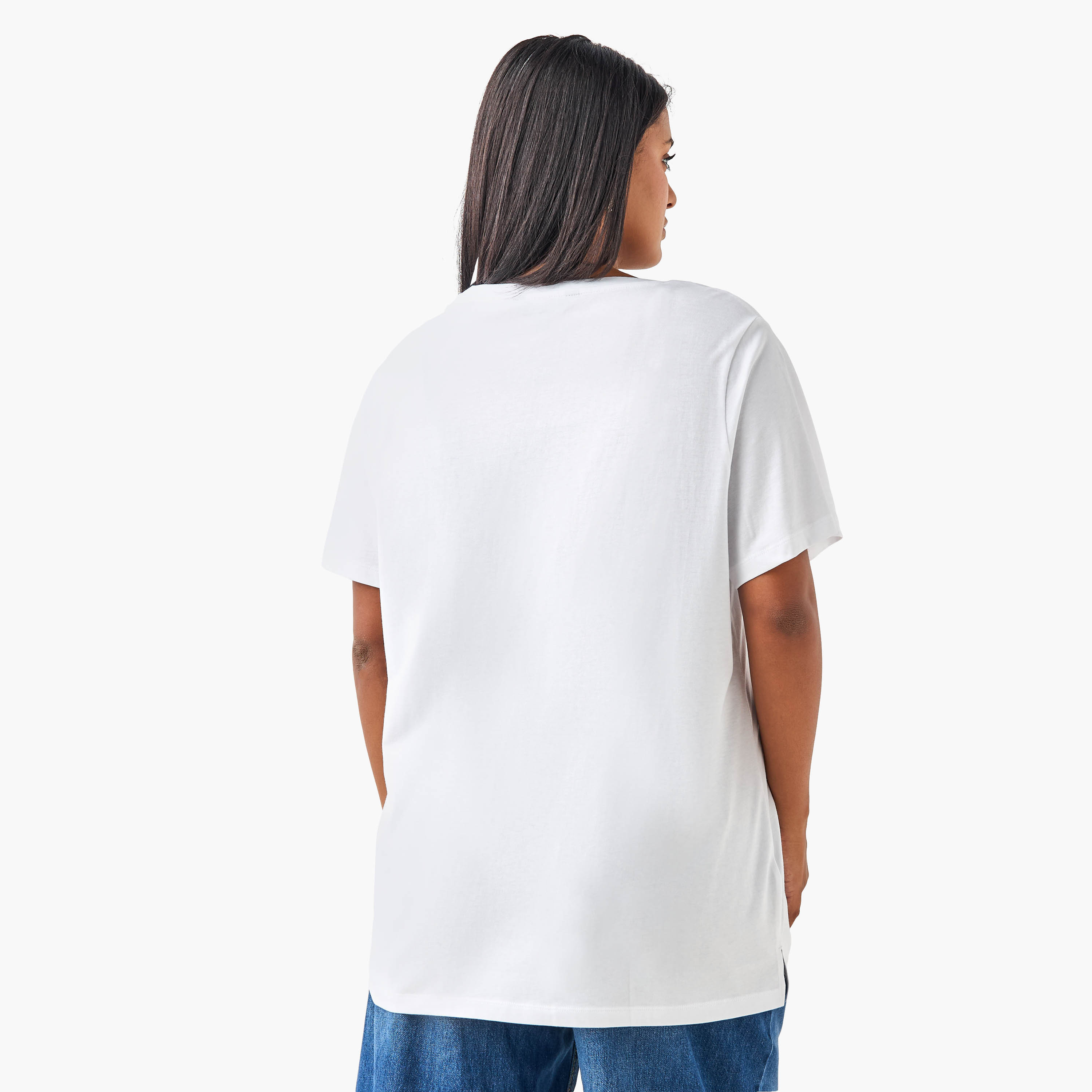 Plus Size Ulla Popken Embellished Floral Print T-shirt-women-clothing-plussize-tshirts-image-3