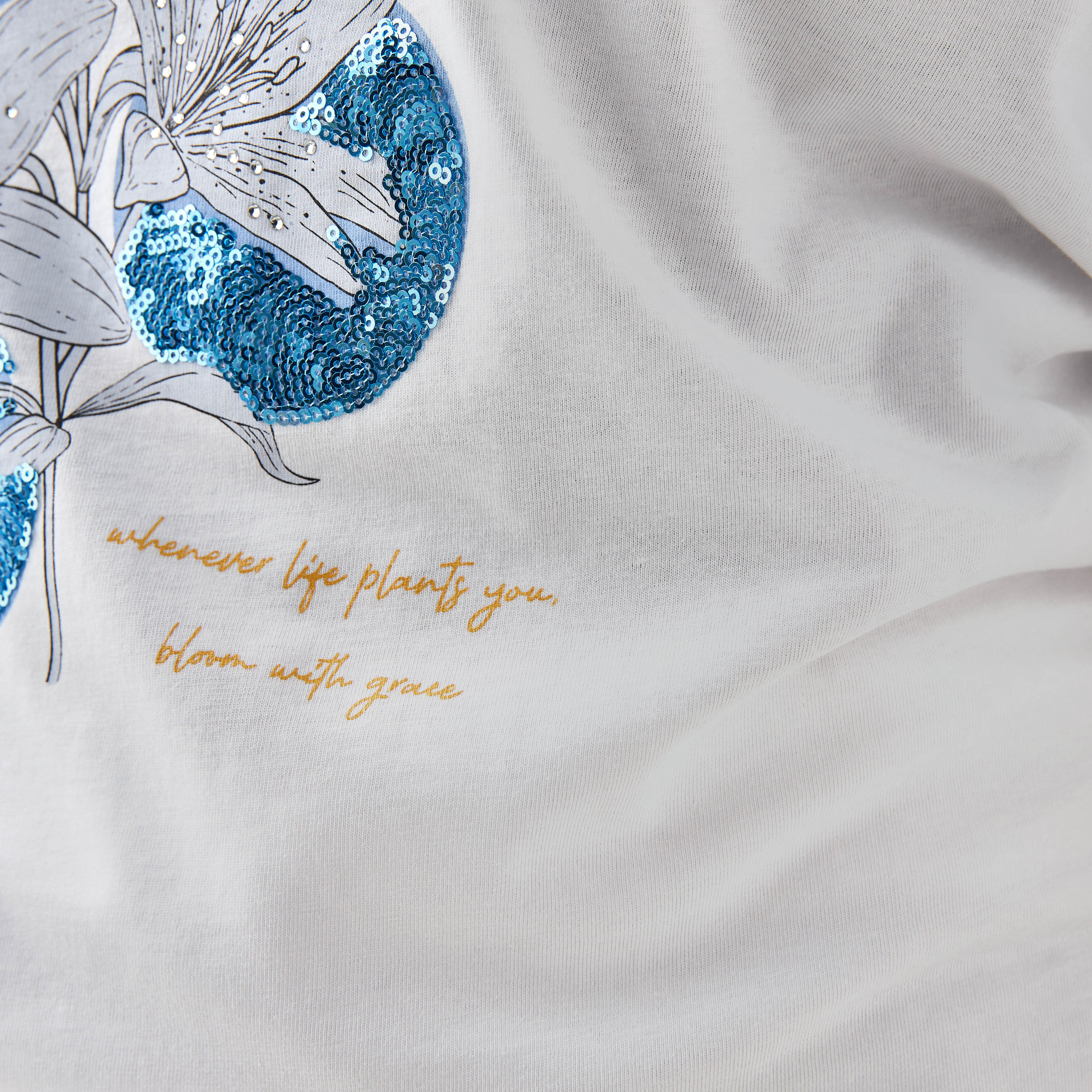 Plus Size Ulla Popken Embellished Floral Print T-shirt-women-clothing-plussize-tshirts-image-5