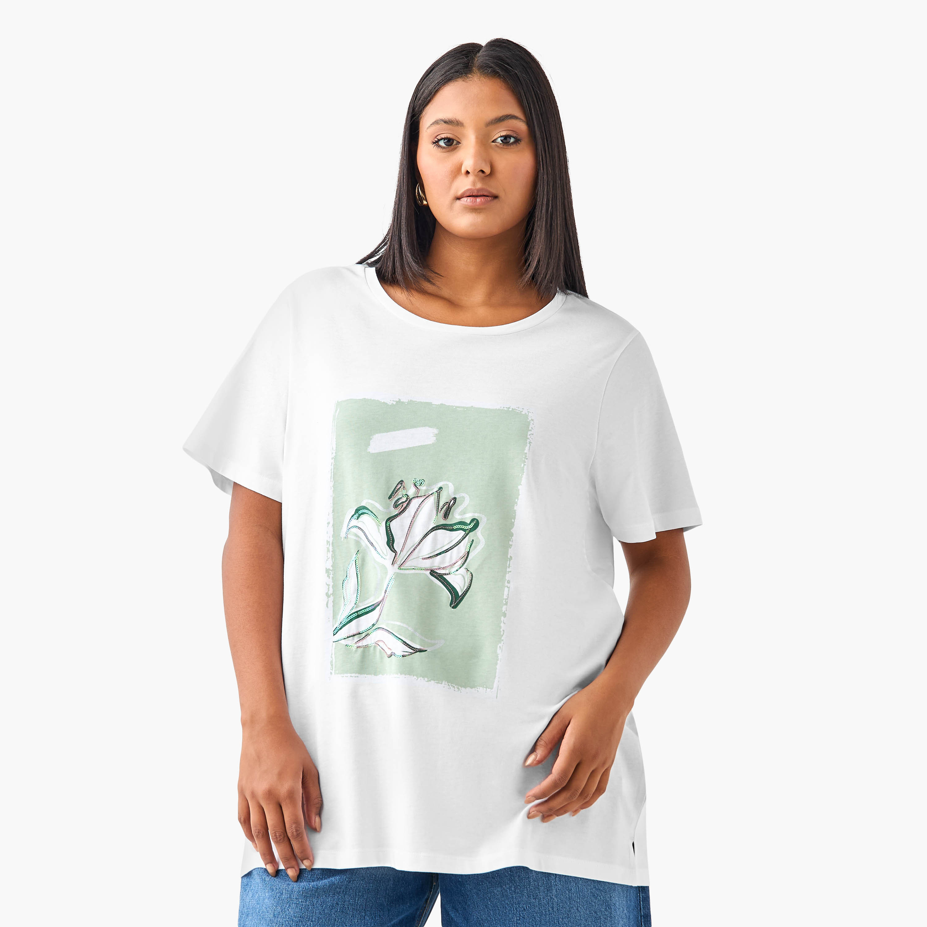 تيشيرت مقاس كبير بطبعات من أولا بوبكين-women-clothing-tshirts-image-1