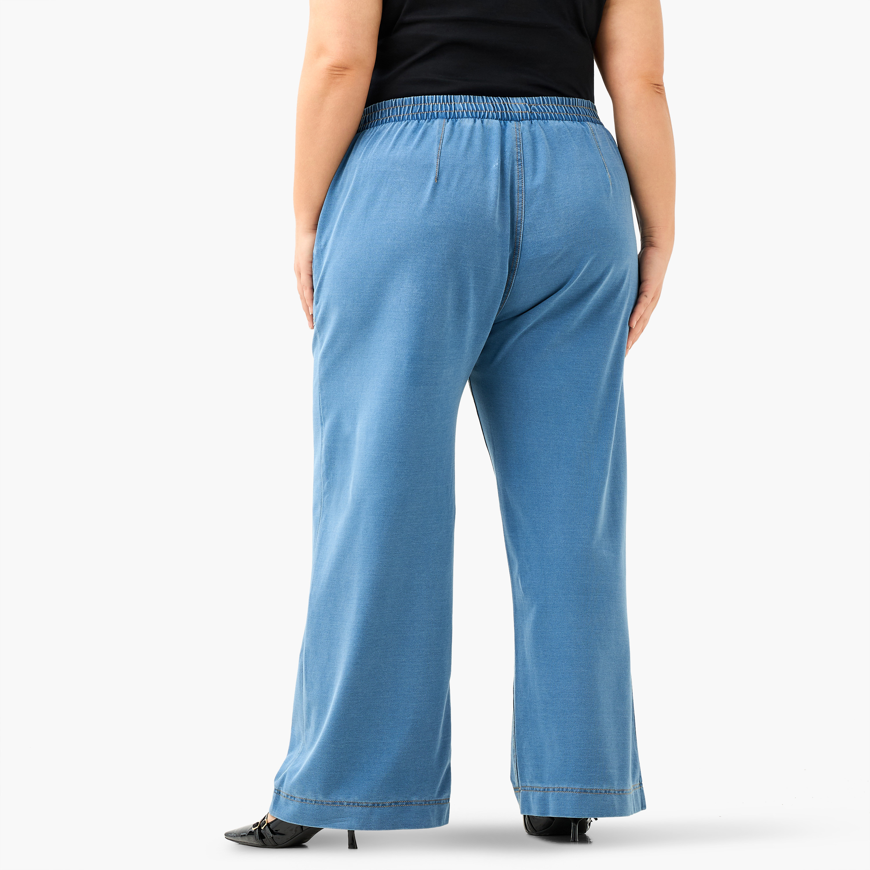 Plus Size Ulla Popken Regular Fit Flexi Waist Jeans with Pockets-women-clothing-bottoms-jeans-image-3