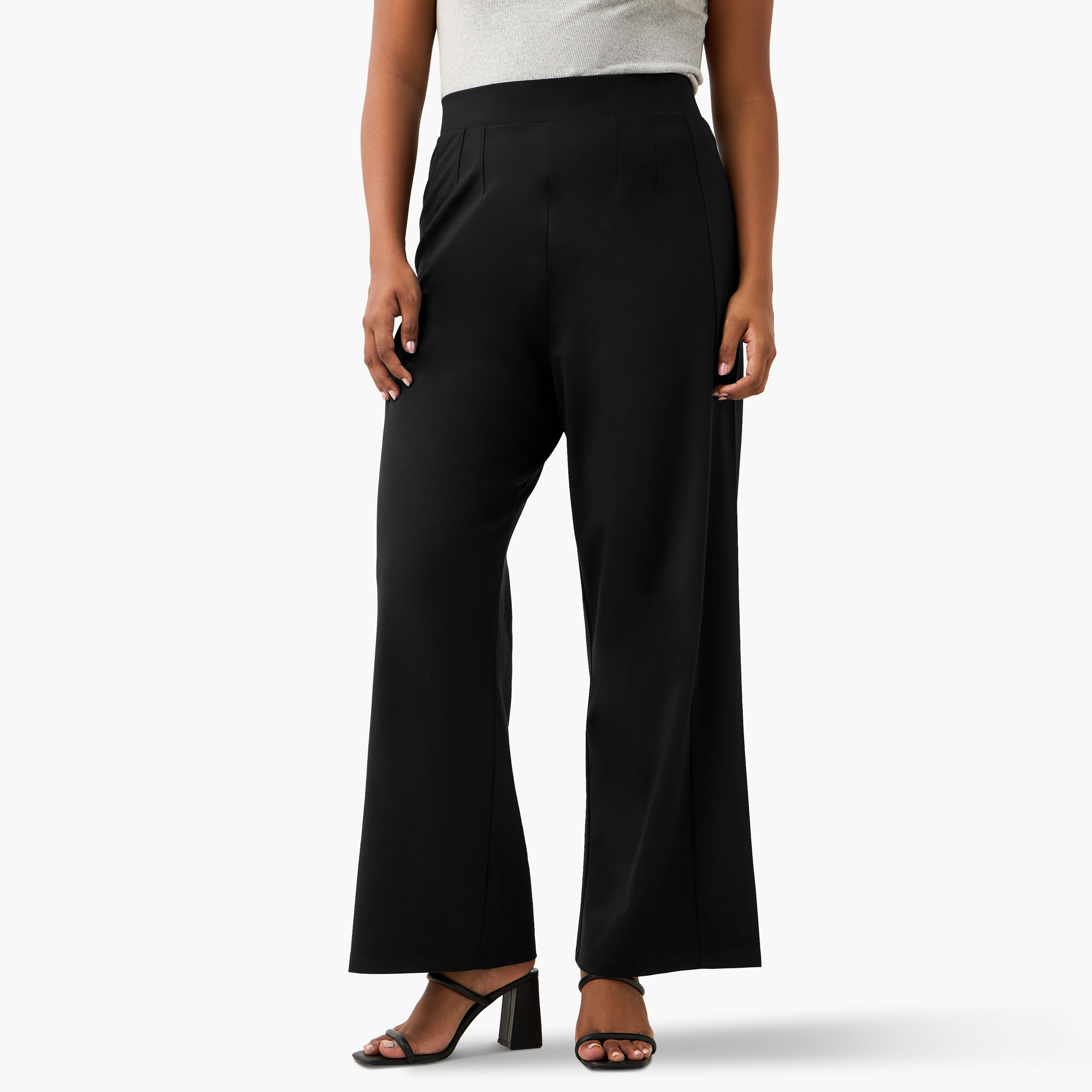 بنطلون مقاس كبير واسع الساقين من أولا بوبكين-women-clothing-bottoms-trousers-image-1