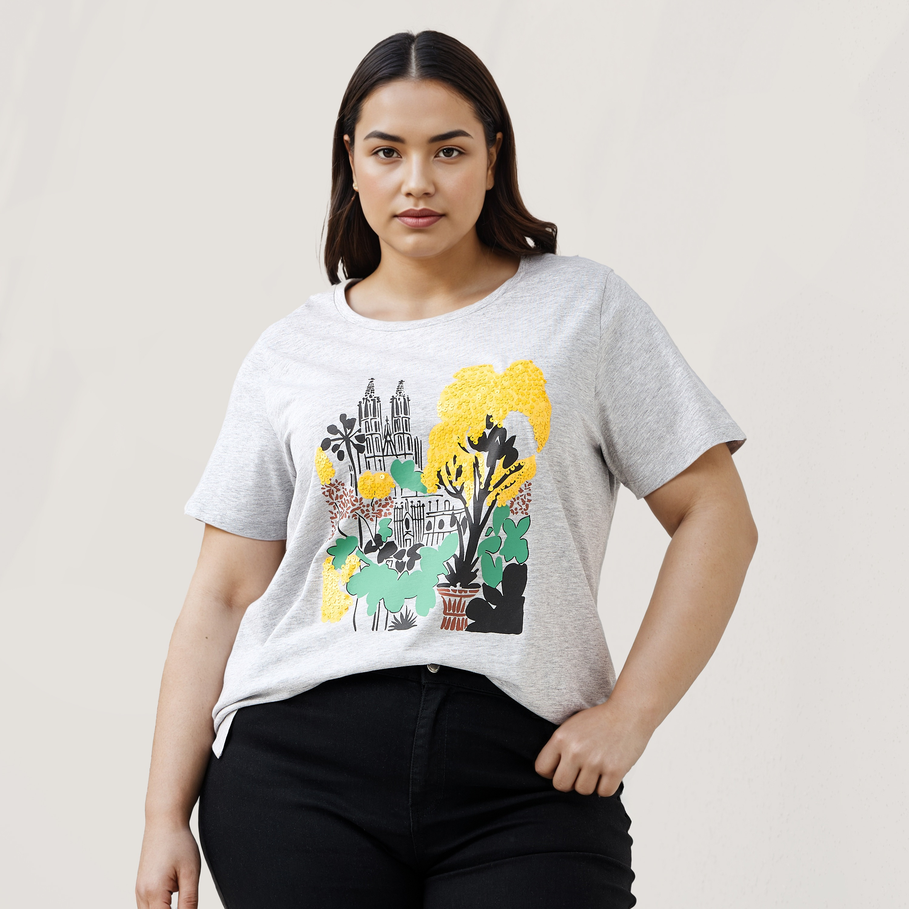 تيشيرت مقاس كبير بطبعات من أولا بوبكين-women-clothing-tshirts-image-1